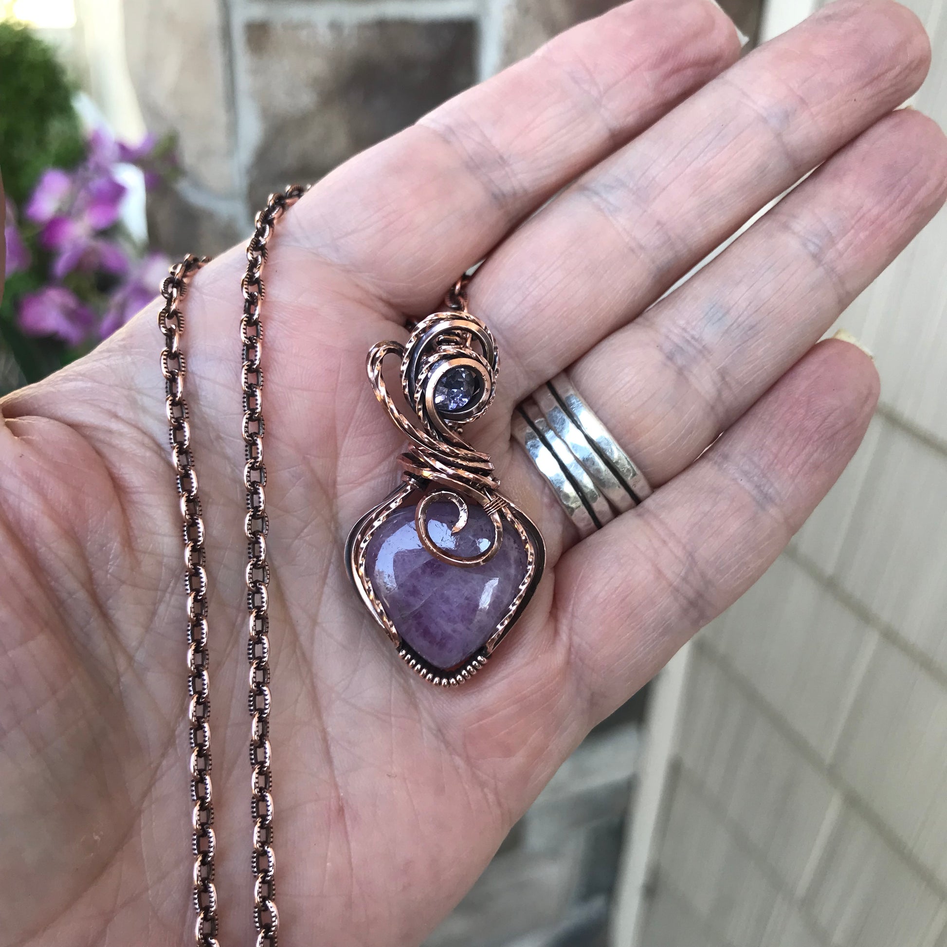 Kunzite & Pink Amethyst Necklace