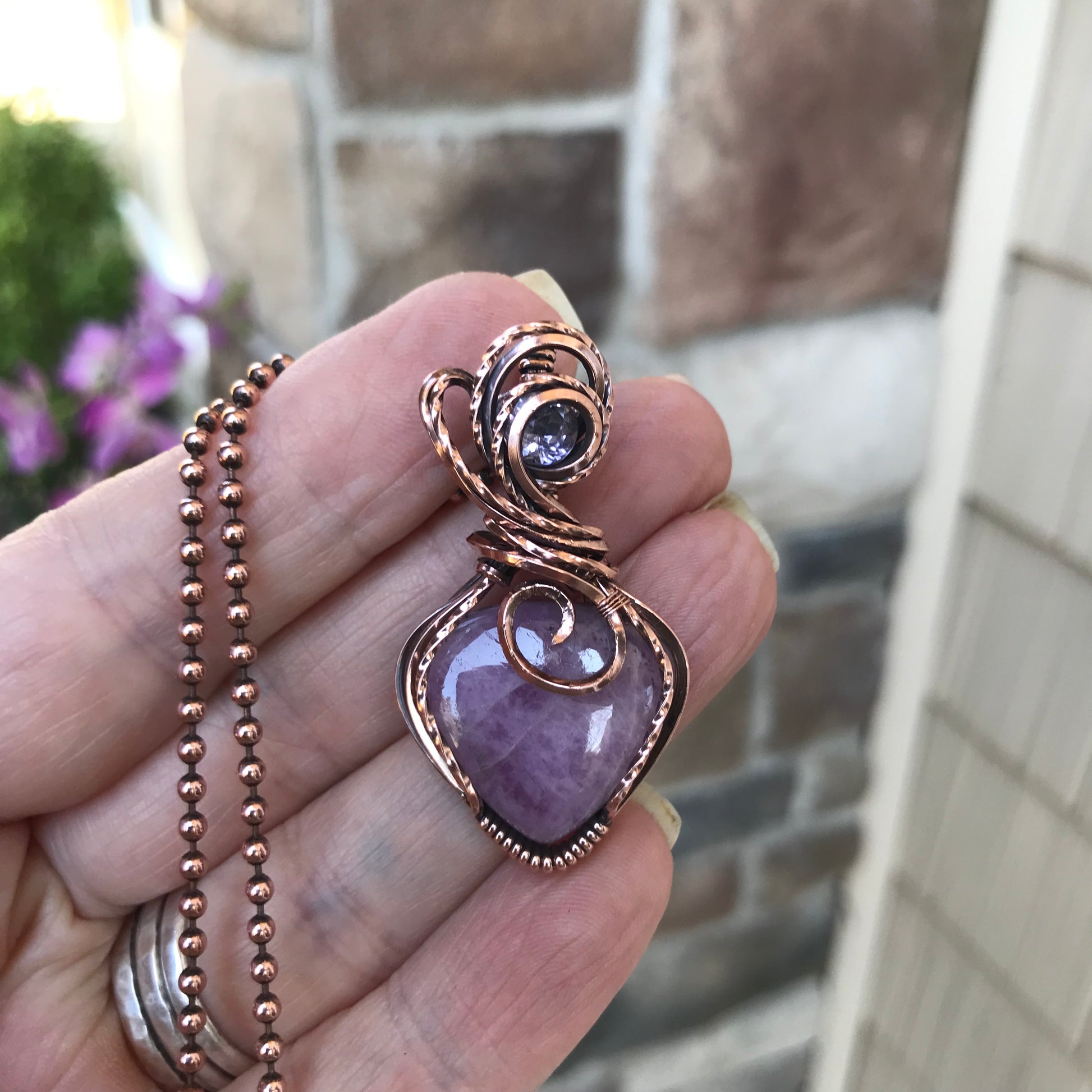 Kunzite & Pink Amethyst Necklace