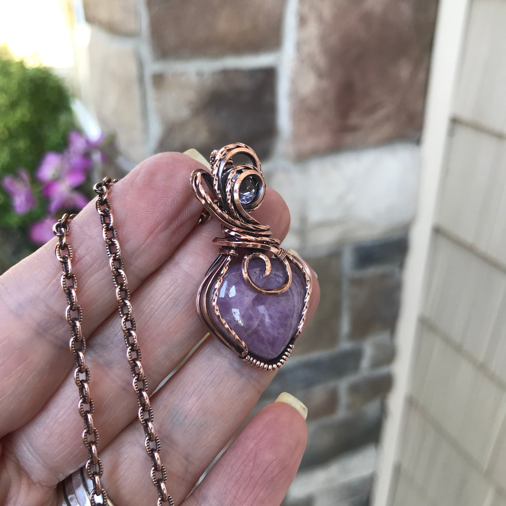 Kunzite & Pink Amethyst Necklace