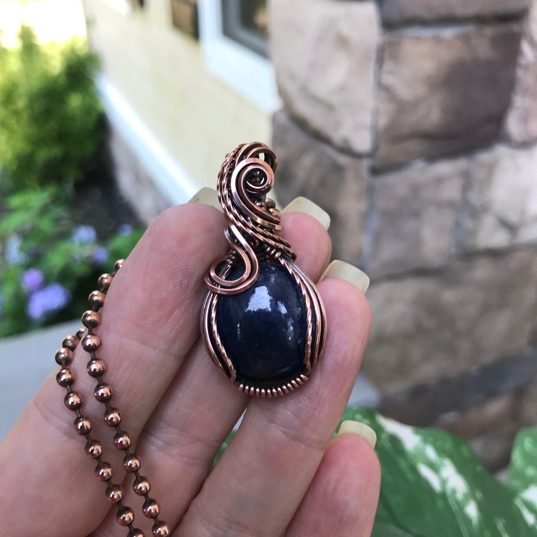 Copper 2025 wire necklace