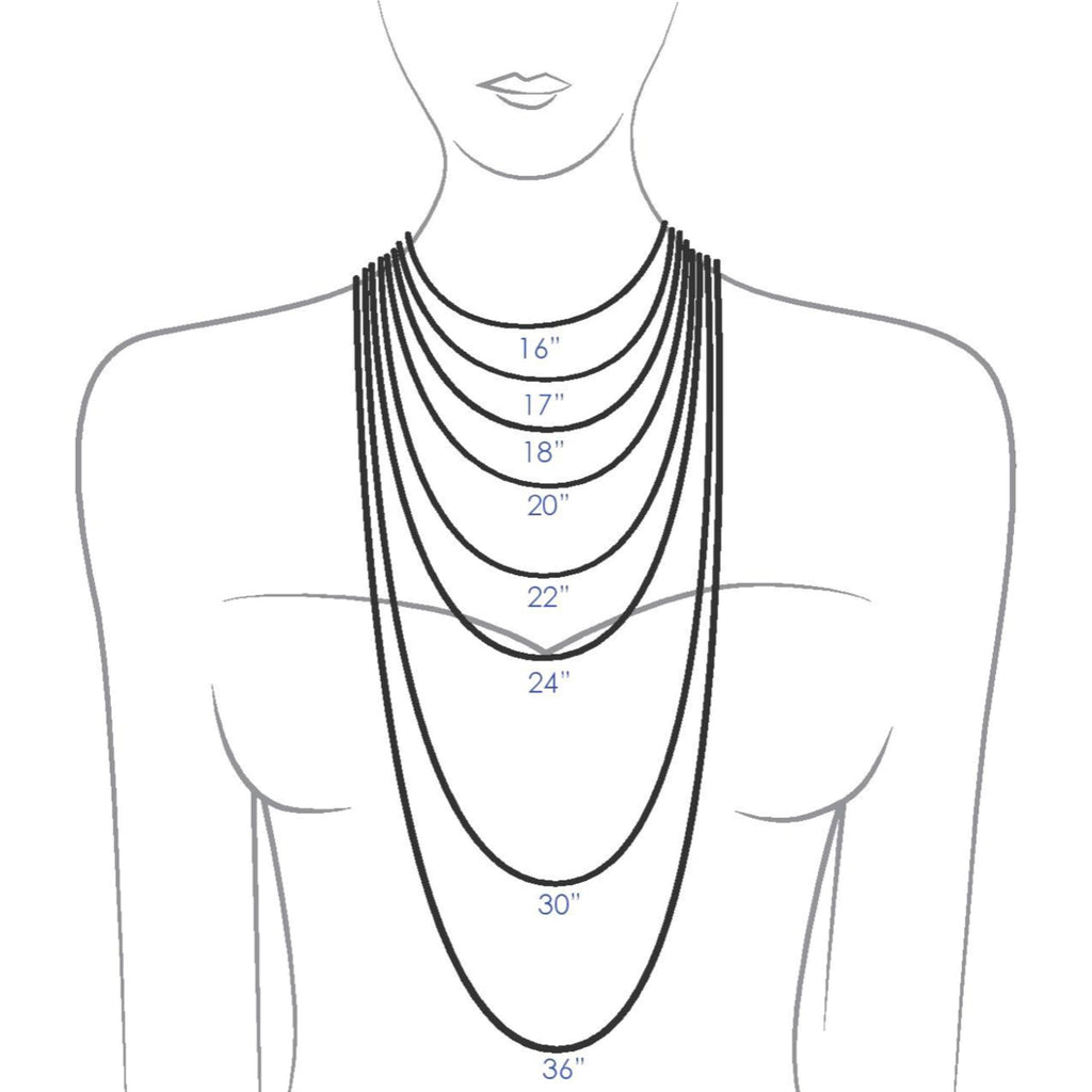 chain necklace length guide