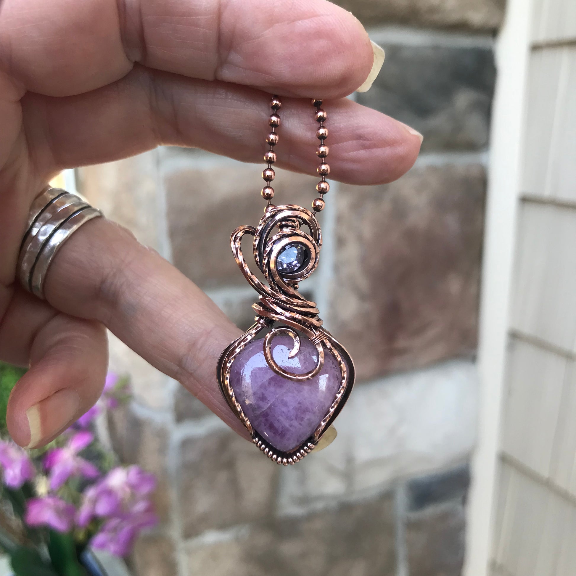 Kunzite & Pink Amethyst Necklace