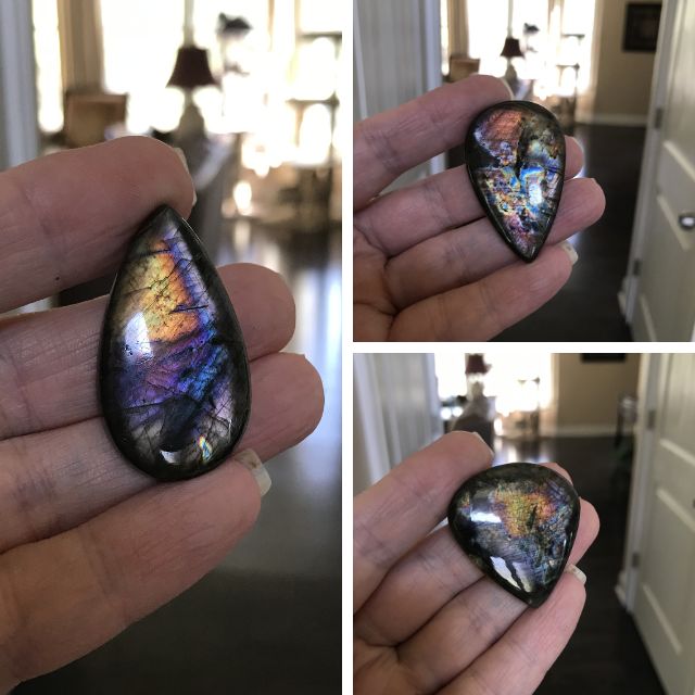 Labradorite Cabochons LOT #5 (Set of 6)