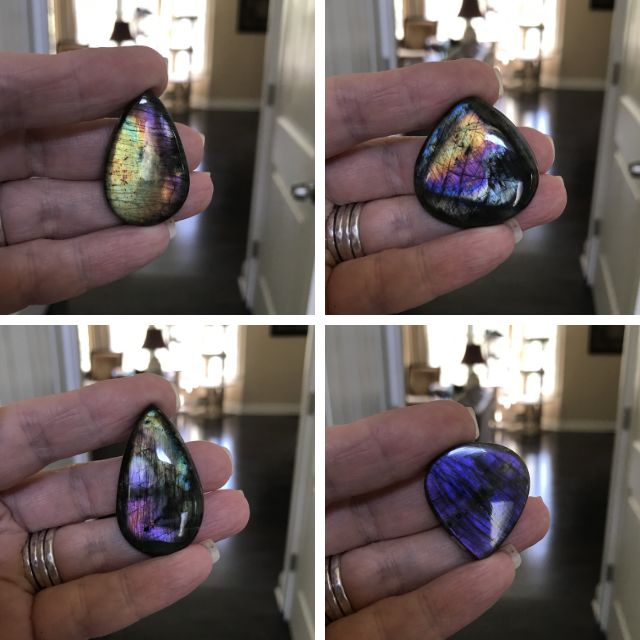 Labradorite Cabochons LOT #2 (Set of 8)