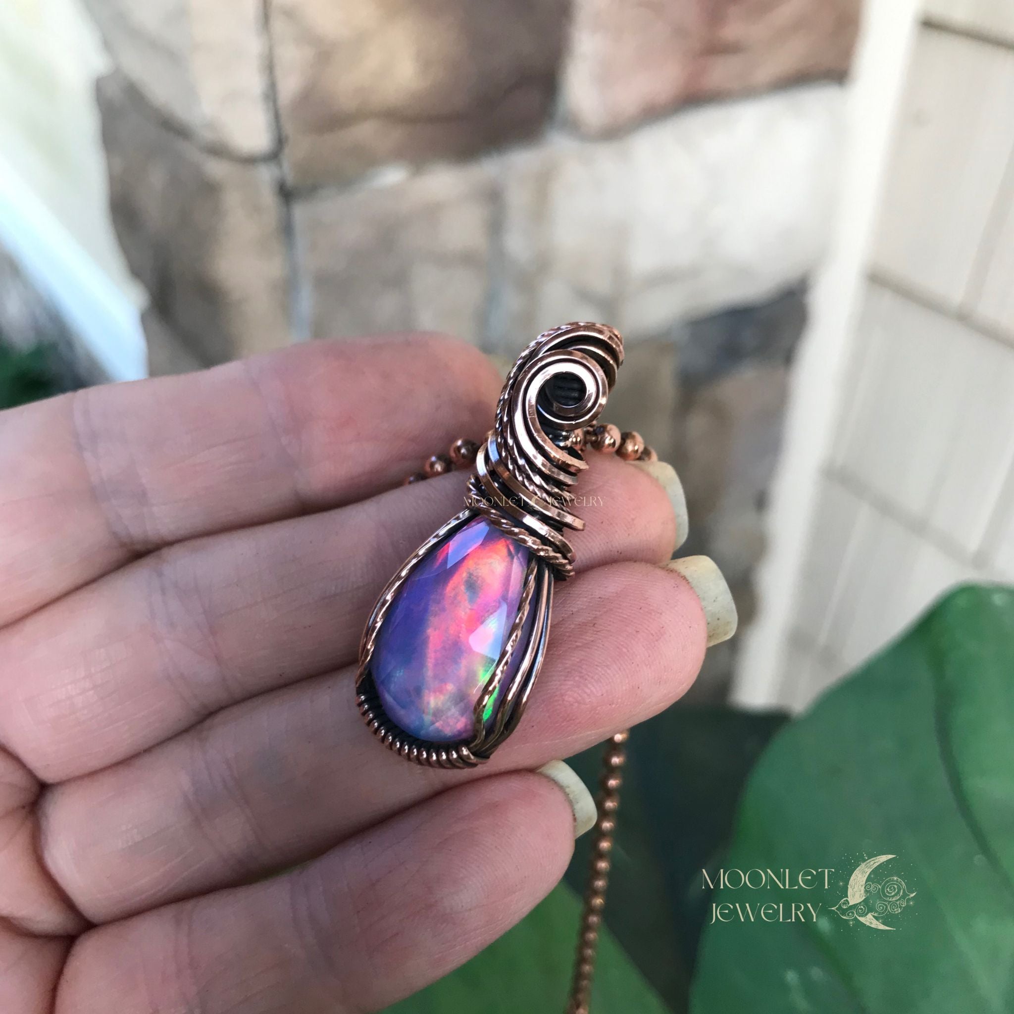 Teardrop on sale wire wrap