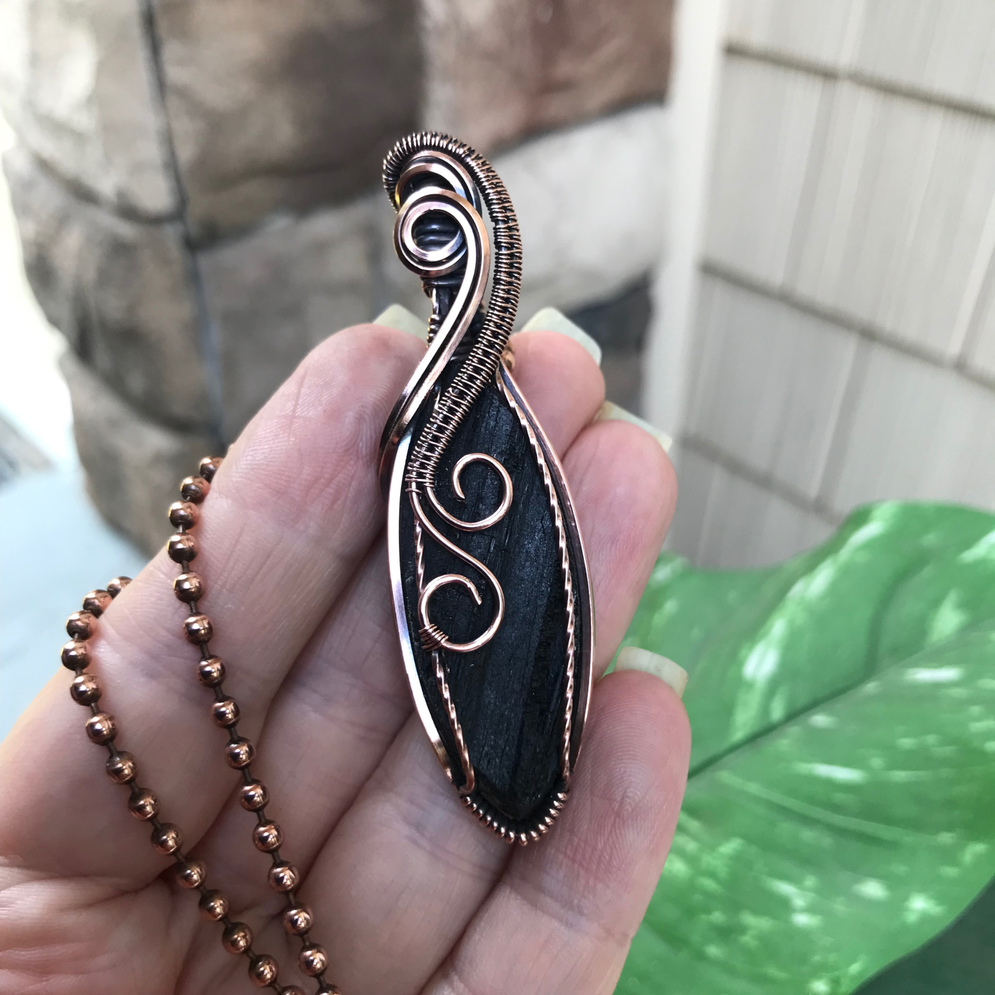 Wire wrapped clearance tourmaline